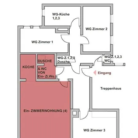 Wohnreich Zentrale 1 Zimmerwohnung Ulm